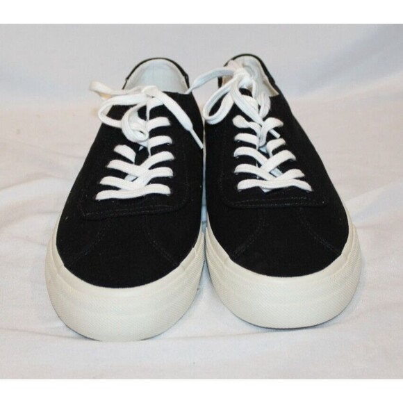 Madewell Sidewalk Canvas Shoes Low Top Sneakers Black Size‎ Men’s 10.5 NEW! main image 4